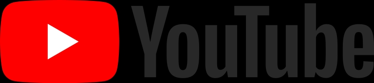 The image displays the YouTube logo, featuring a red rectangle with a white play button inside.