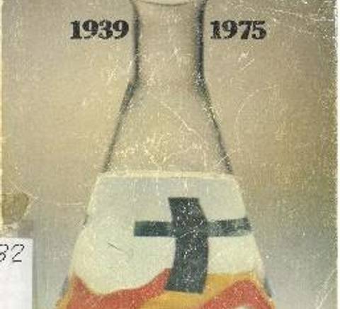 Book cover featuring a flask with colorful contents and a cross, titled 'El Experimento del Nacional-Catolicismo, 1939-1975' by Alfonso Alvarez Bolado.