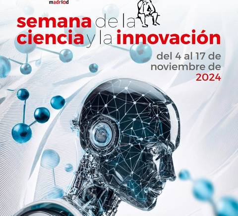 Cartel de la Semana de la Ciencia y la Innovación 2024 en Madrid.