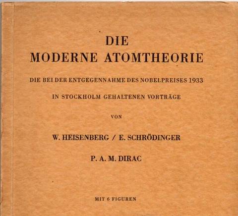 El libro presenta las contribuciones de varios Nobel a la teoría atómica moderna.