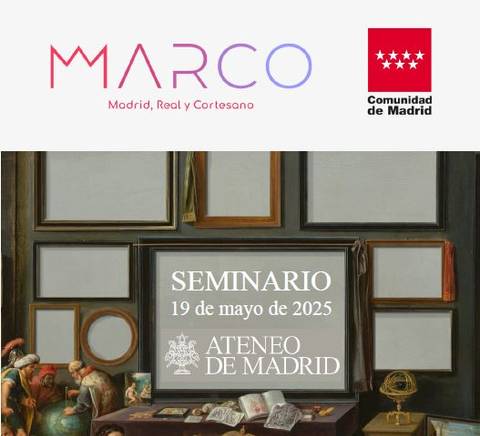 El cartel promocional de un seminario que se llevará a cabo en el Ateneo de Madrid el 19 de mayo de 2025.