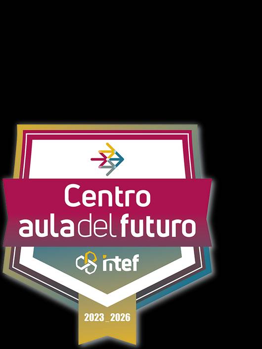 El logotipo del Centro aula del futuro del INTEF para el periodo 2023-2026.