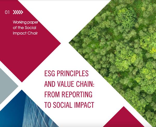 ESG Principles and value chain: from reporting to social impact