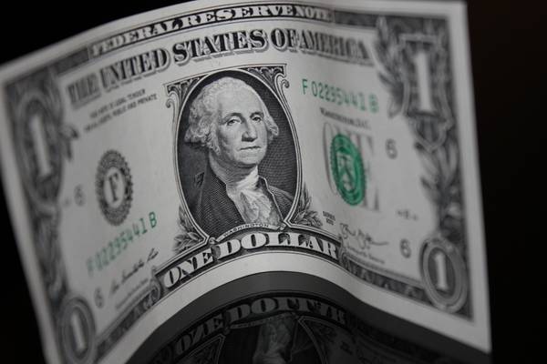 Una imagen de un billete de un dólar de Estados Unidos con la figura de George Washington.