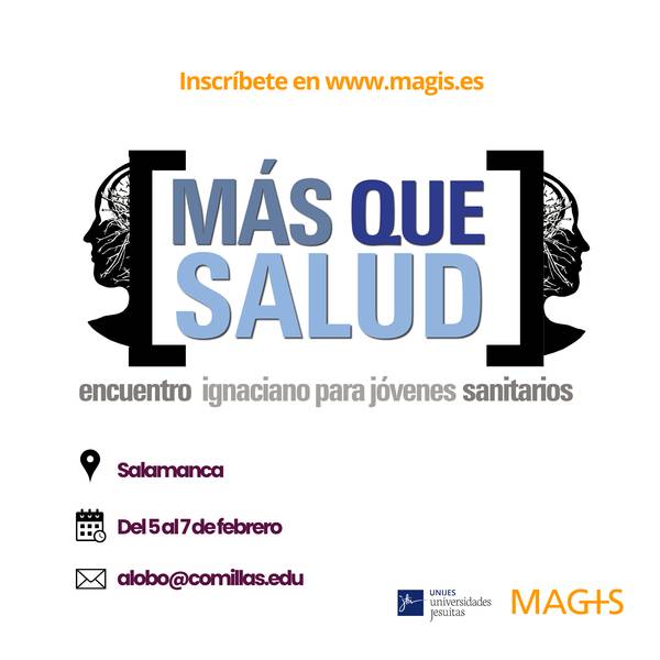 Imagen promocional de un encuentro ignaciano para jóvenes sanitarios en Salamanca.