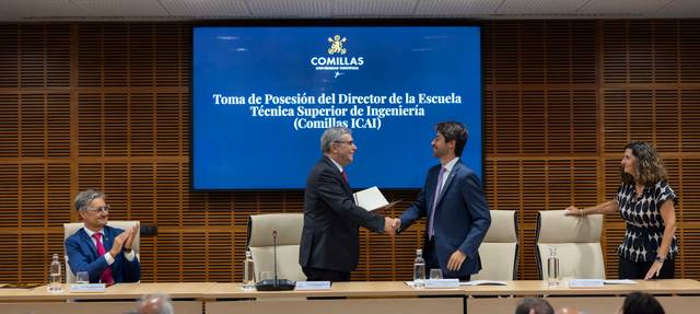 Ceremonia de toma de posesión del nuevo director de la Escuela Técnica Superior de Ingeniería de Comillas ICAI.