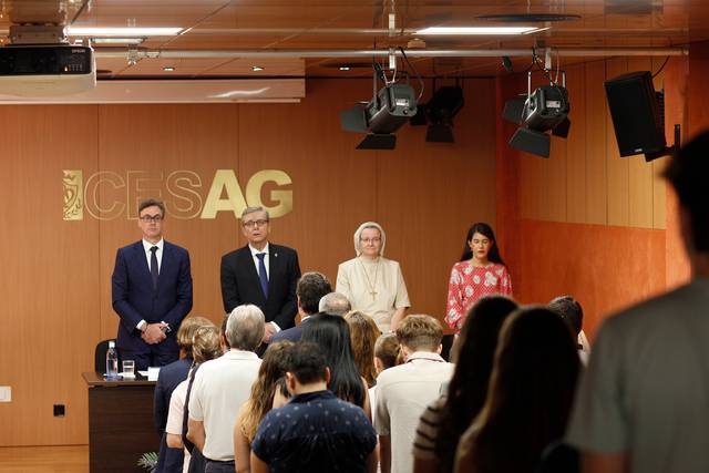 CESAG inauguracion curso-1 Antoni Costa, Antonio Allende, Julia Violero y Loreto Gútiez.jpeg