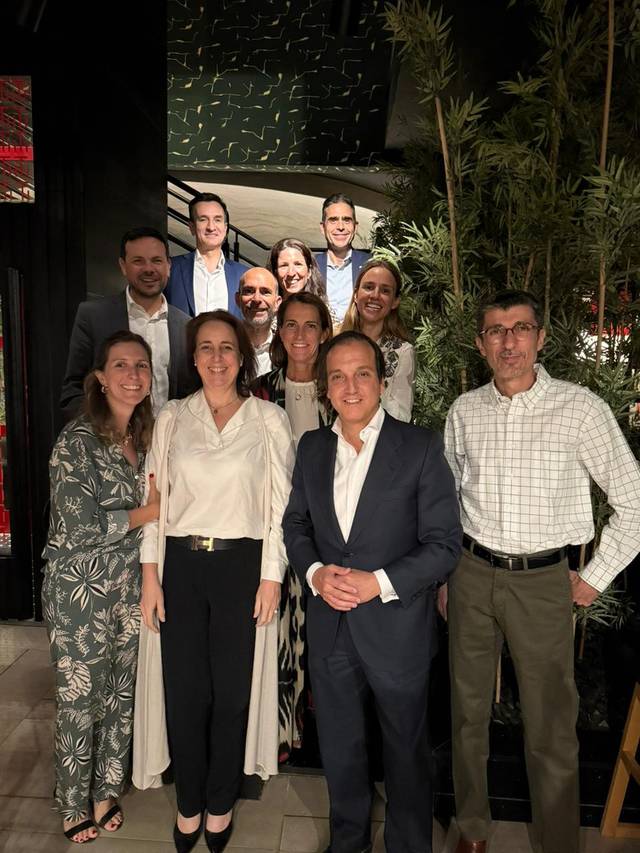 Durante la cena del encuentro