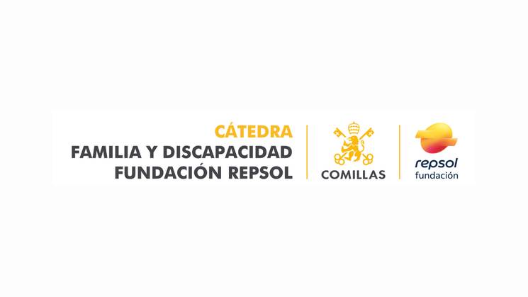 Logotipo de la Cátedra de Familia y Discapacidad de la Fundación Repsol.