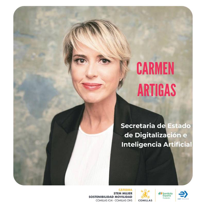 Retrato de Carmen Artigas, Secretaria de Estado de Digitalización e Inteligencia Artificial.