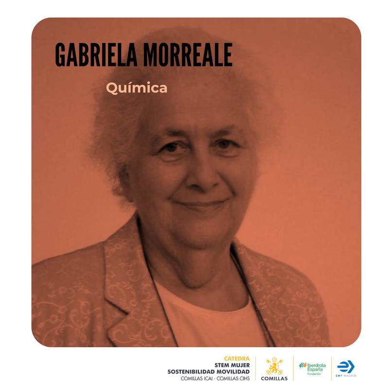 Retrato de Gabriela Morreale, destacada en el área de Química.
