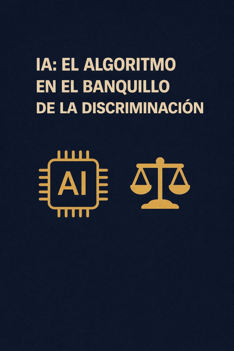 Una imagen que presenta un tema relacionado con la inteligencia artificial y la discriminación.