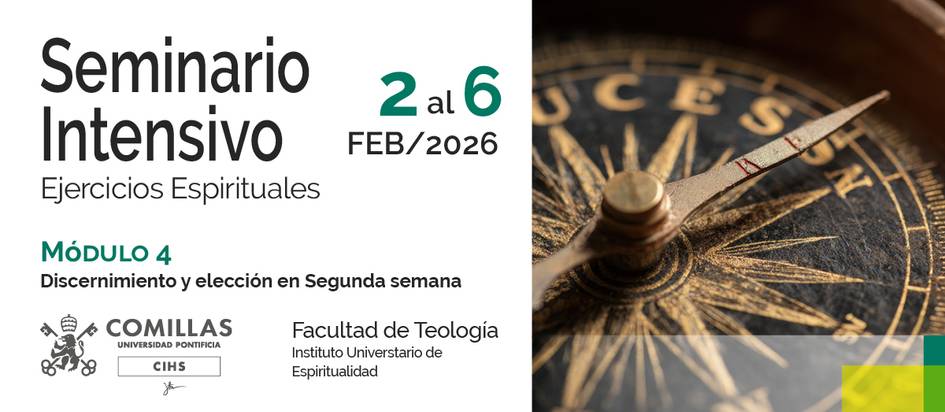 Un anuncio de un seminario intensivo sobre ejercicios espirituales que se llevará a cabo en febrero de 2026.