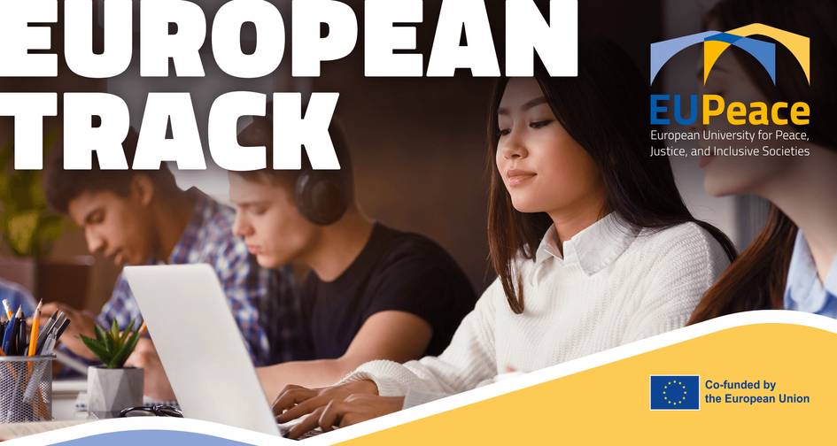 Imagen que destaca un programa educativo sobre la paz en Europa.