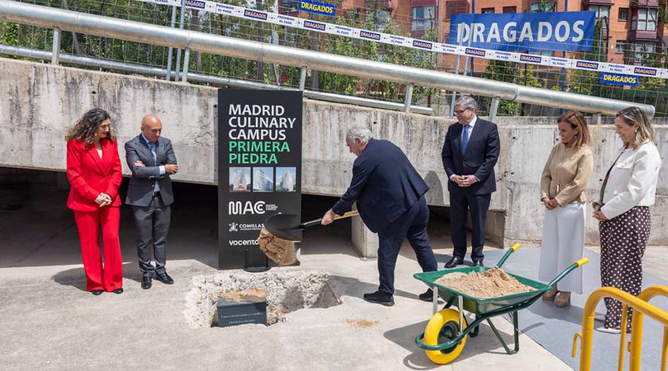 Ceremonia de colocación de la primera piedra del Madrid Culinary Campus.
