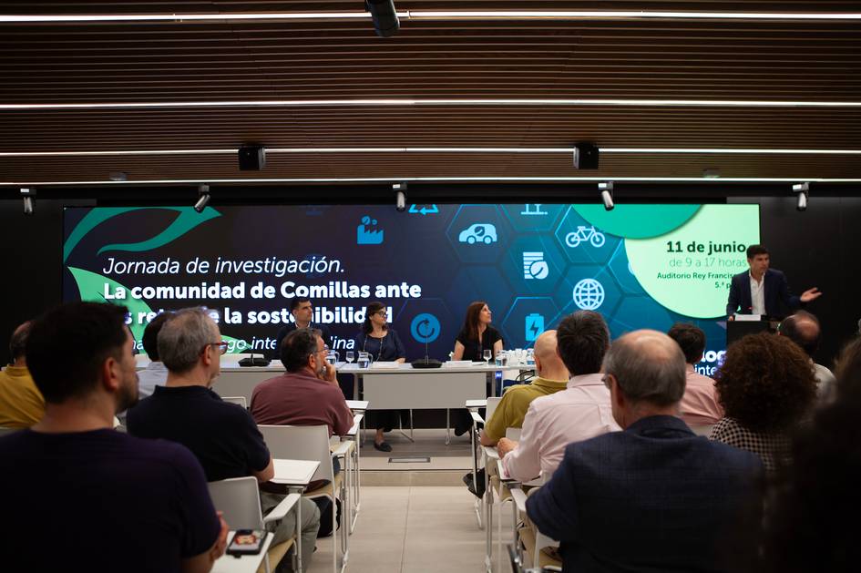 Evento sobre investigación y sostenibilidad en la comunidad de Comillas.