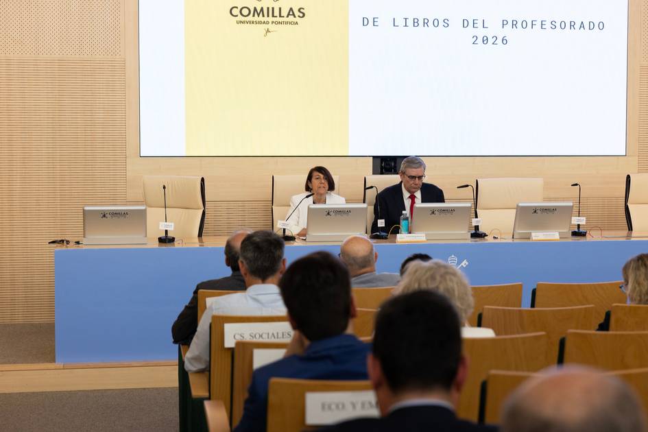Una presentación en la Universidad Comillas sobre los libros del profesorado 2026.