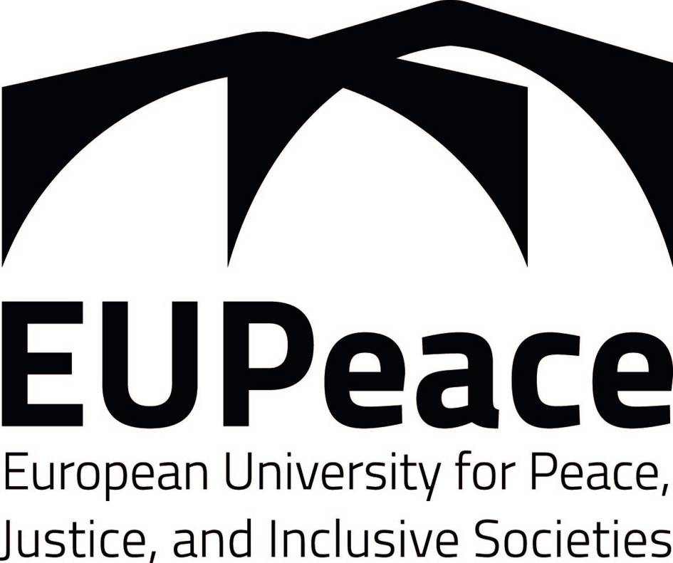 Logo de la Universidad Europea para la Paz, la Justicia y las Sociedades Inclusivas.