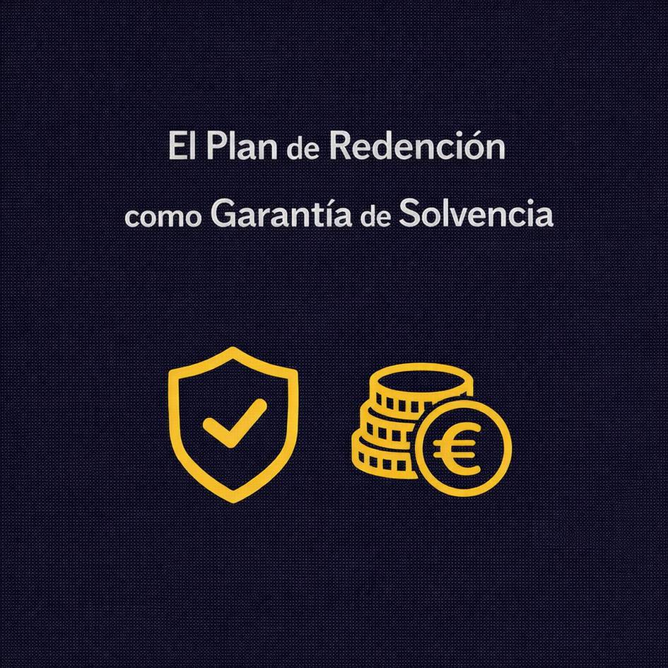 Una presentación sobre el Plan de Redención como garantía de solvencia.