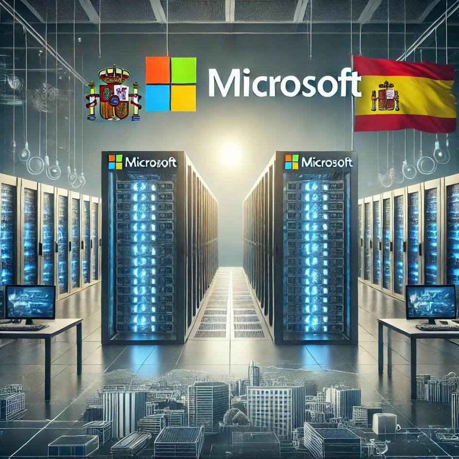 Un centro de datos de aragón creado por Microsoft en España