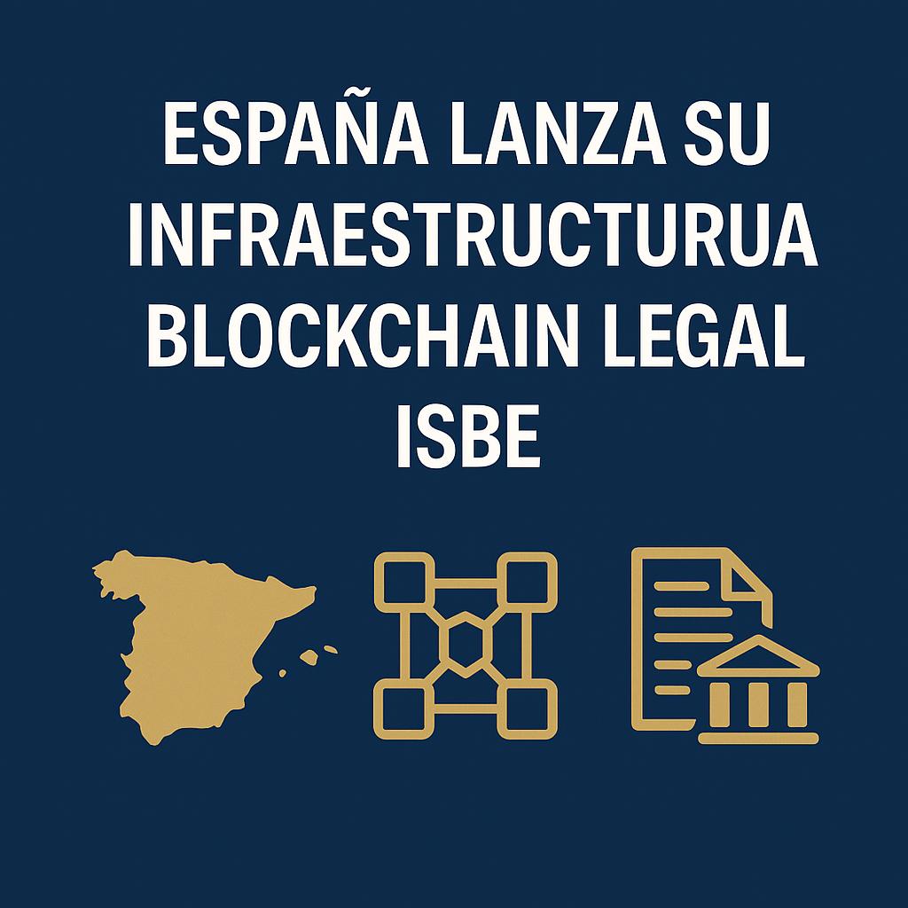 España presenta su nueva infraestructura de blockchain legal ISBE.
