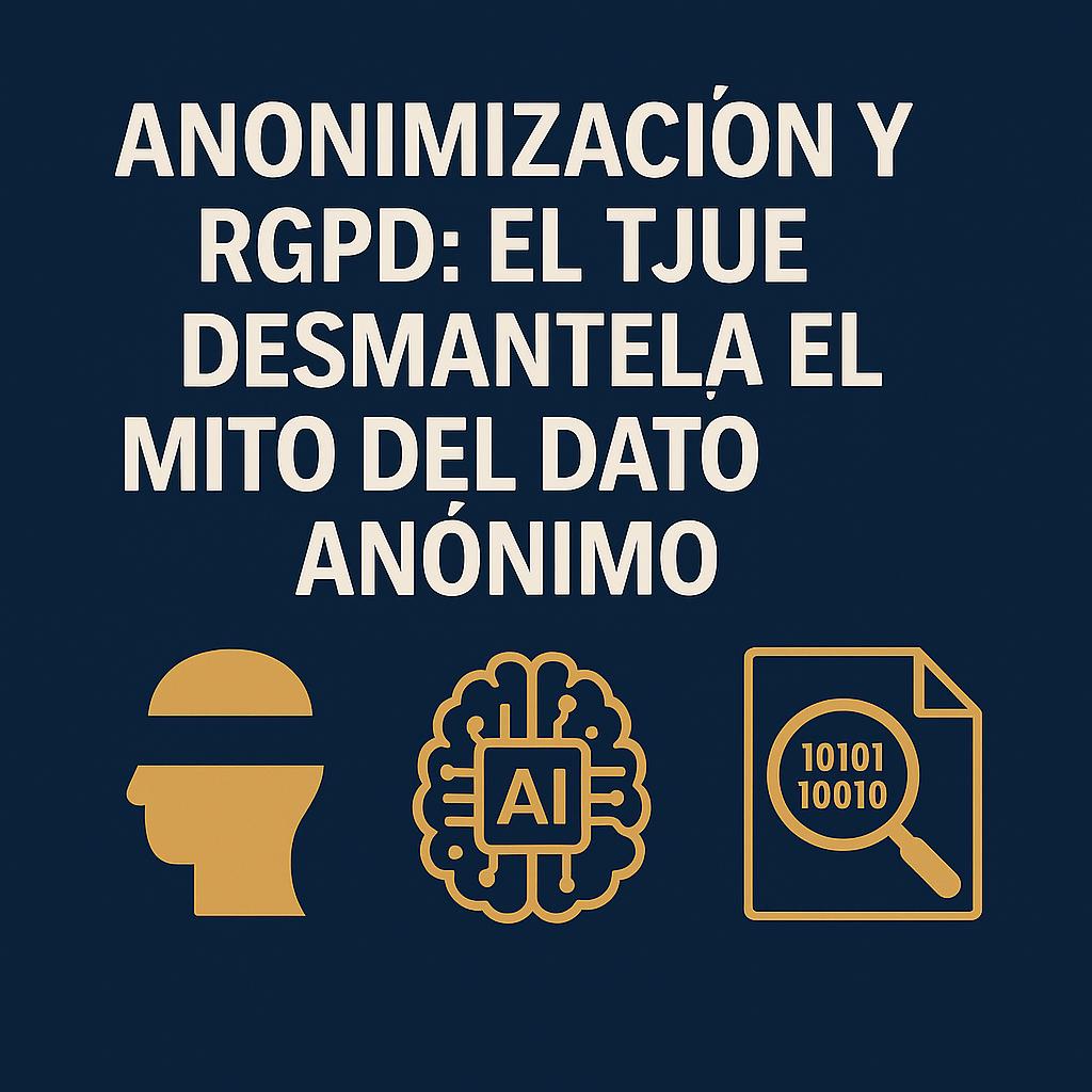Una imagen que aborda la anonimización y el RGPD resaltando la importancia de los datos en la era digital.