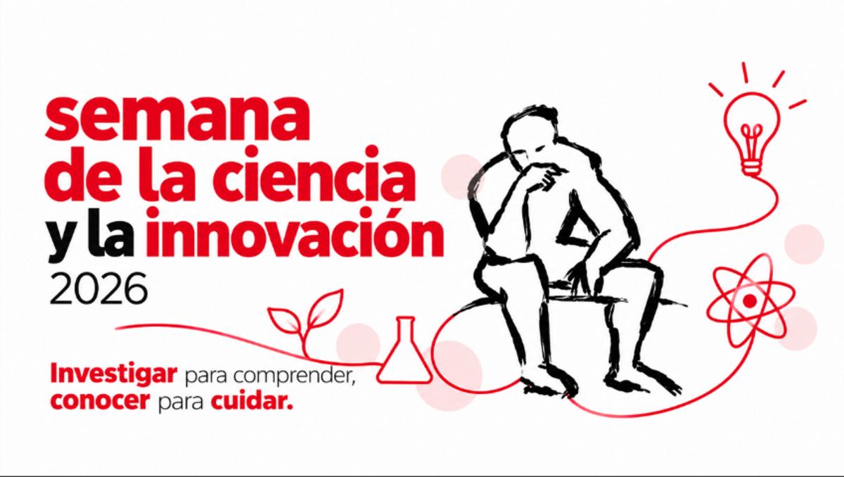 Un cartel que promociona la Semana de la Ciencia y la Innovación 2026.