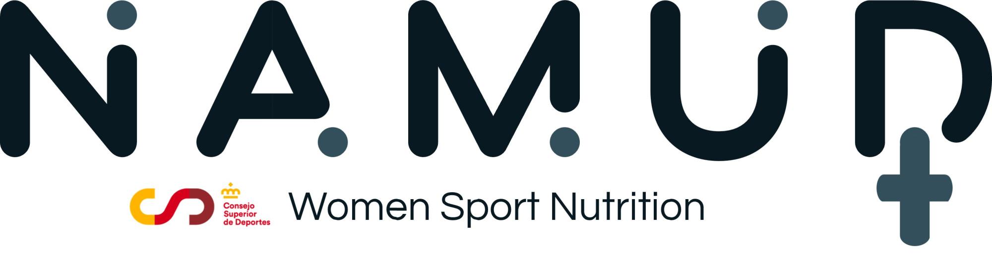Logotipo de una marca de nutrición deportiva para mujeres.