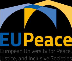 Logo de la Universidad Europea para la Paz, la Justicia y las Sociedades Inclusivas.