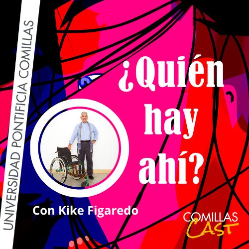 Imagen promocional de un evento con el lema '¿Quién hay ahí?' y la participación de Kike Figaredo.