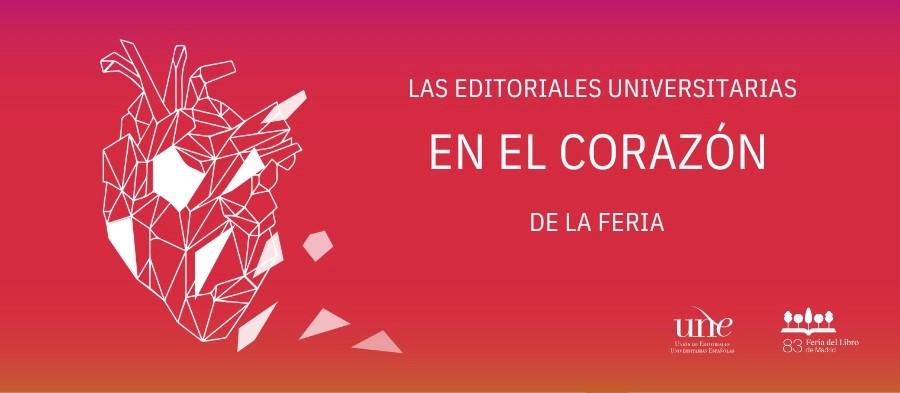 banner de La UNE en la Feria del libro 2024