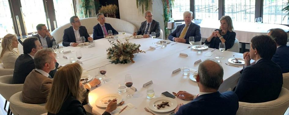 Nobel Prize in Economics Robert Engle took part in a meeting with the patrons of the Chair for Smart Industry