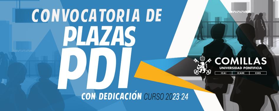 Convocatoria de plazas pdi