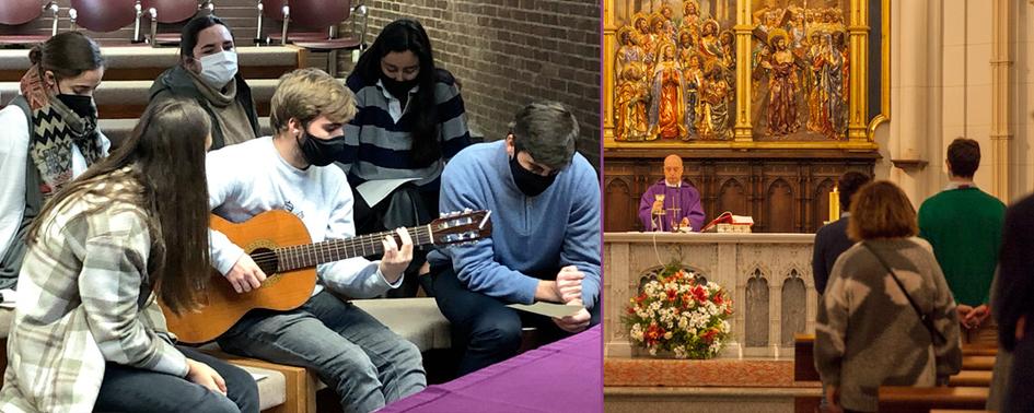 Las celebraciones de inicio de Adviento y la preparación de los belenes anticipan la llegada de la Navidad