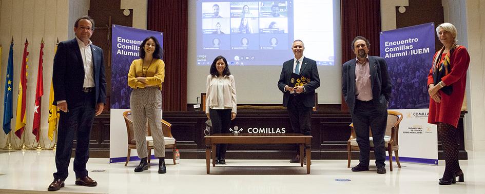 La Oficina Comillas Alumni organizó la mesa redonda "25 años y + contribuyendo. La aportación de los IUEM Alumni a la sociedad"