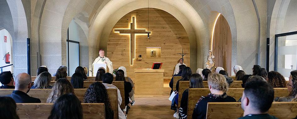 Nueva capilla instalada en el Centro de Enseñanza Superior Alberta Giménez (CESAG).
