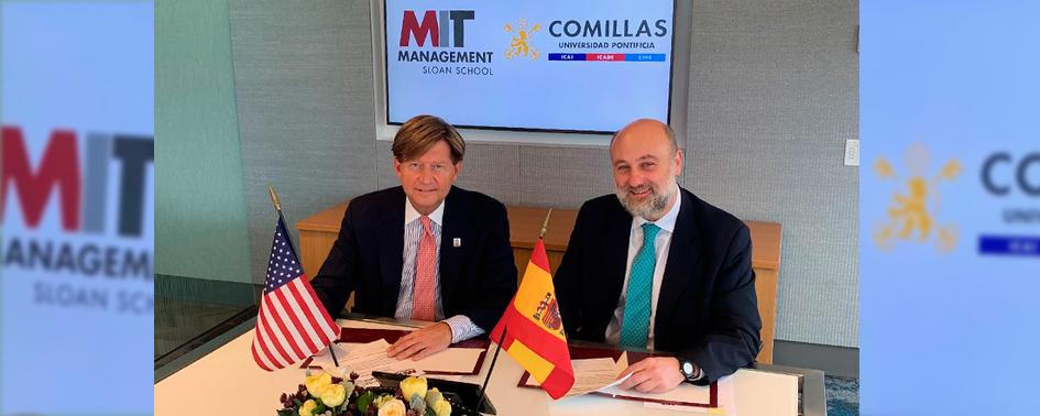Comillas and MIT Sloan have signed an agreement for the DBA program 