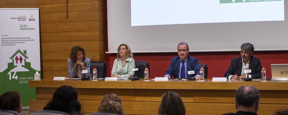 La Cátedra de Derechos del Niño de la Facultad de Derecho (Comillas ICADE) y la Asociación Nuevo Futuro organizaron la jornada “Desinstitucionalización. Buenas prácticas en acogimiento residencial de niños, niñas y adolescentes en protección”