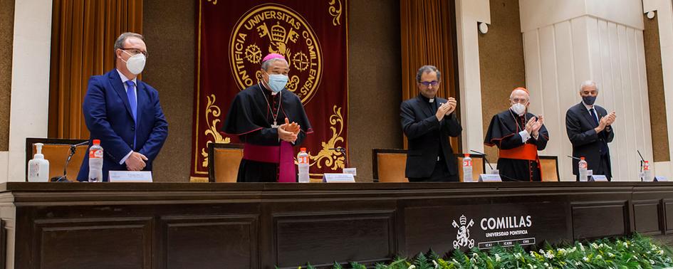 The event was attended by His Holiness, the Apostolic Nuncio in Spain, and by the Cardinal Archbishop of Madrid, among other eminences