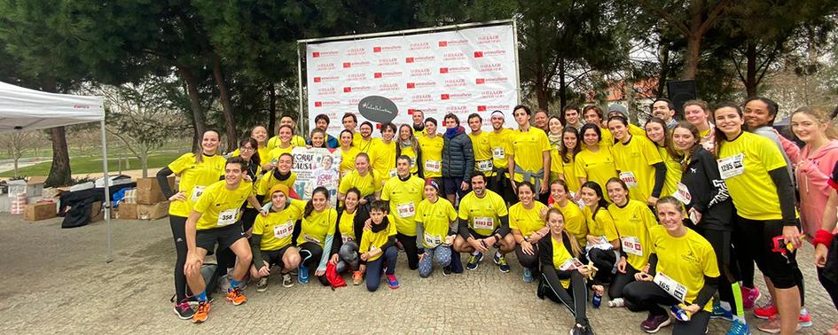 Participantes de Comillas en la carrera Entreculturas