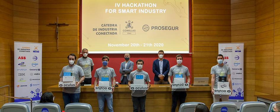 Winners of the Fourth Hackathon for Smart Industry