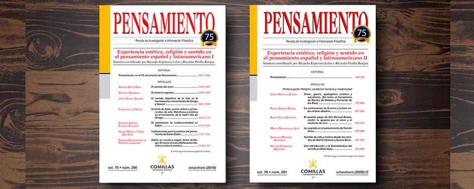 La revista 'Pensamiento' cumple 75 años