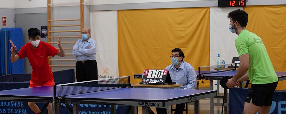 La universidad acogió el Campeonato Universitario de Tenis de Mesa de la Comunidad de Madrid