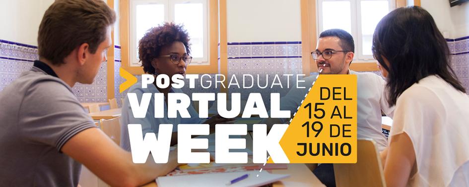 Postgraduate Virtual Week de Comillas. Del 15 al 19 de junio 