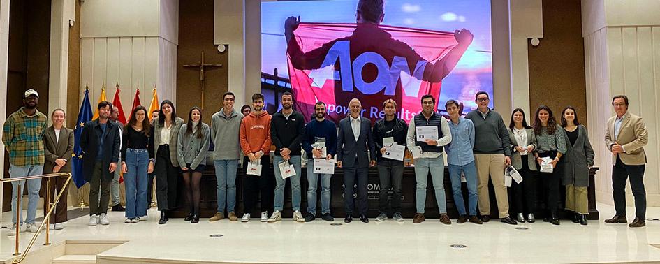 Los alumnos del Máster en Ingeniería Industrial participaron en el Innovation Challenge propuesto por Aon