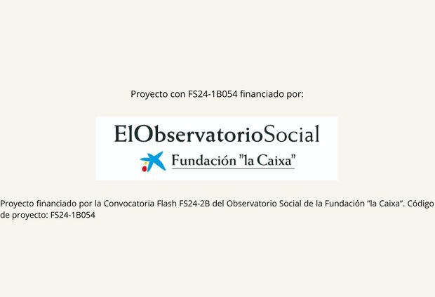 La imagen muestra un proyecto financiado por la Fundación 'la Caixa'.