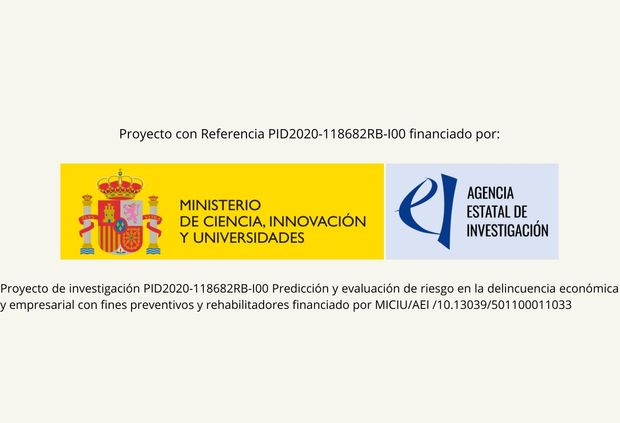 Imagen que muestra el logotipo de un proyecto de investigación financiado por el Ministerio de Ciencia, Innovación y Universidades y la Agencia Estatal de Investigación.