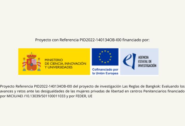 Imagen que presenta información sobre un proyecto de investigación financiado por varias entidades en España y la Unión Europea.
