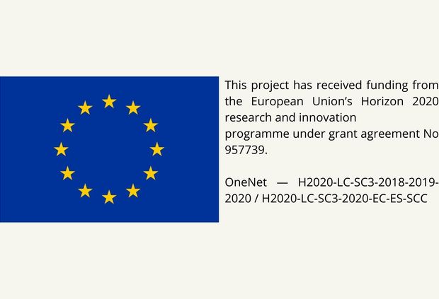 La imagen muestra la bandera de la Unión Europea junto a información sobre un proyecto financiado por el programa Horizonte 2020.