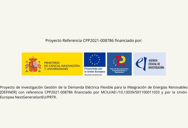 Imagen que muestra información sobre un proyecto de investigación financiado por diversas entidades, incluyendo el Ministerio de Ciencia, Innovación y Universidades de España.